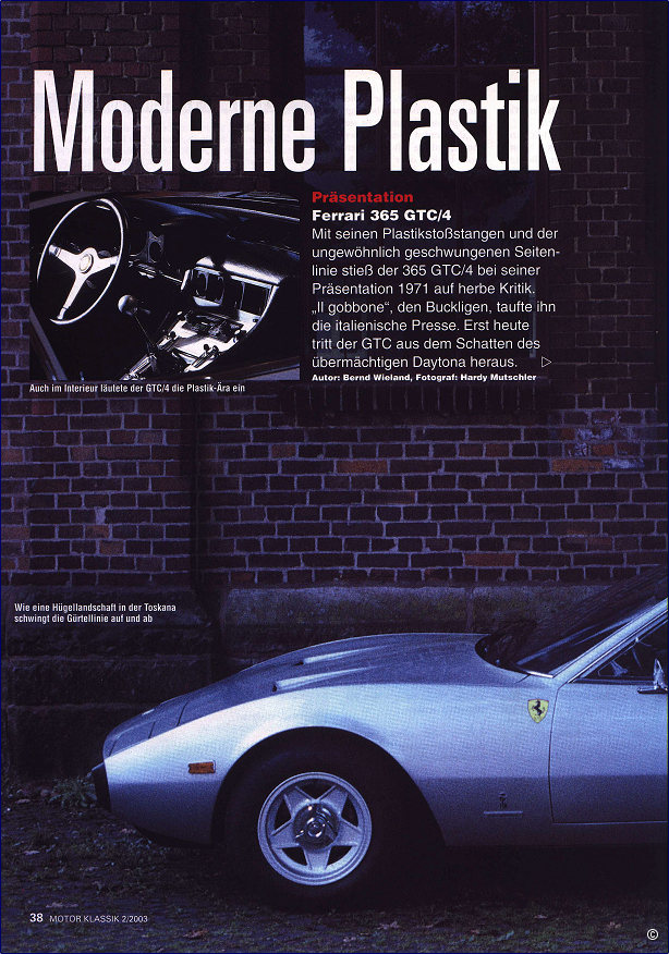 Test Ferrari 365 GTC/4