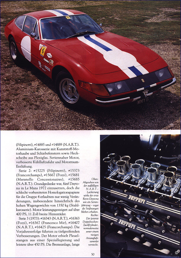 Test Ferrari 365 GTB/4 Daytona Competizione