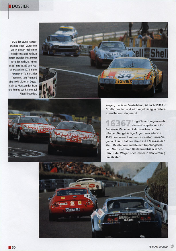 Bericht Ferrari 365 GTB/4 Daytona Competizione