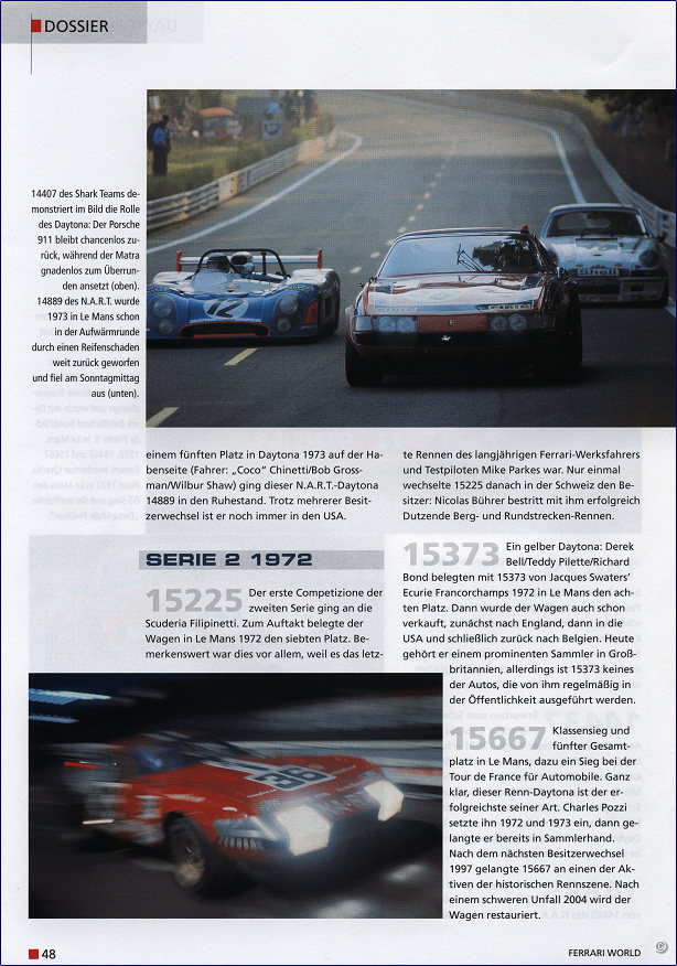 Bericht Ferrari 365 GTB/4 Daytona Competizione