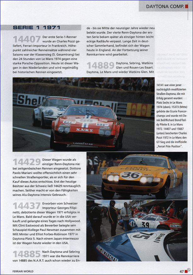 Bericht Ferrari 365 GTB/4 Daytona Competizione